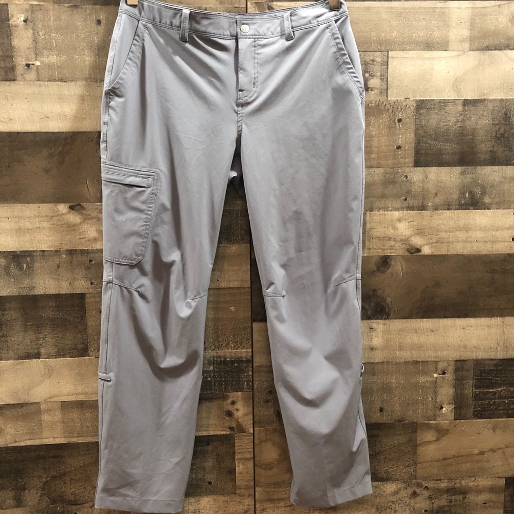 REI Gray Roll Up Outdoor Travel Hiking Casual Pant